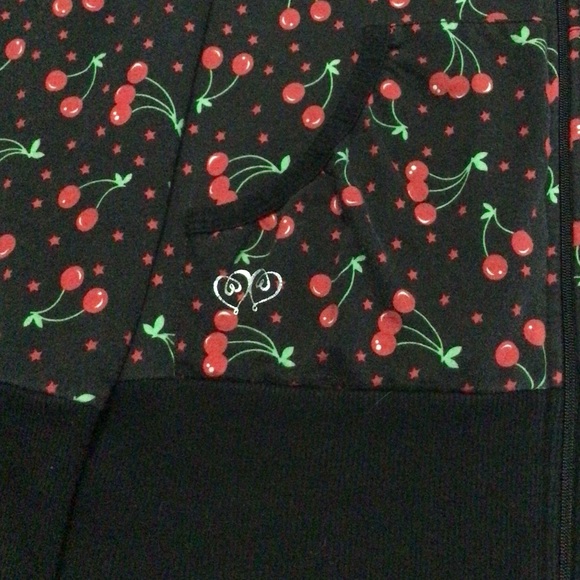 Victoria’s Secret Cherry zippered hoodie. - Picture 6 of 6